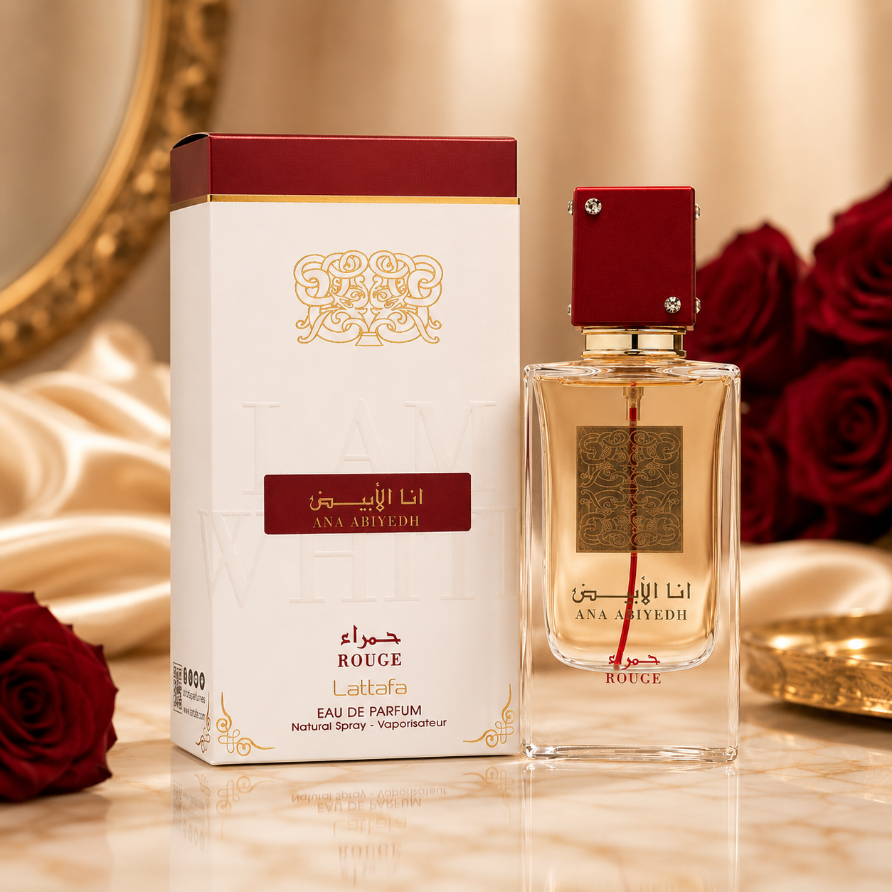 Ana Abiyedh Rouge Perfume 60ml EDP Lattafa