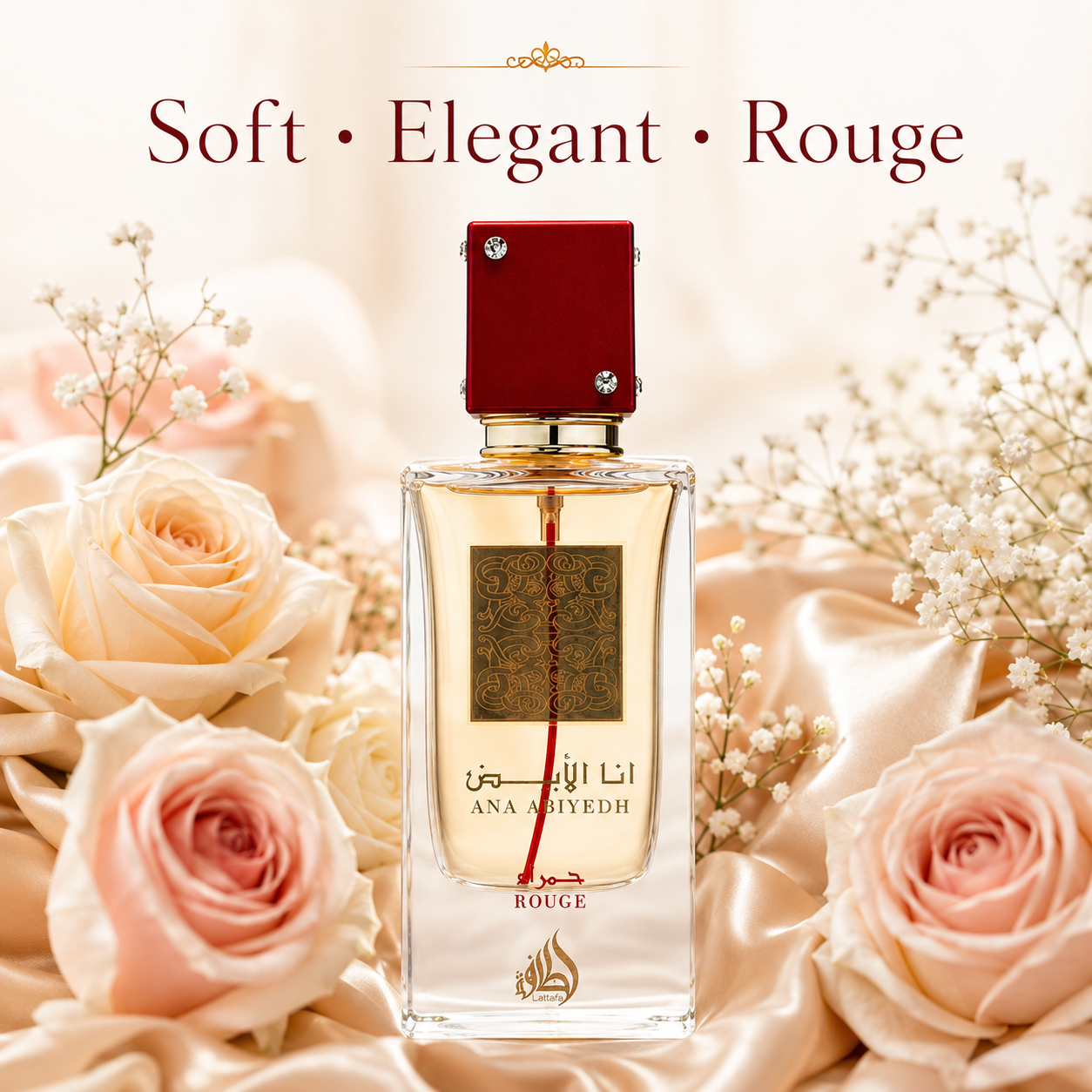 Ana Abiyedh Rouge Perfume 60ml EDP Lattafa